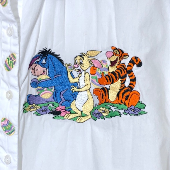 Vintage Disney Store Easter Winnie The Pooh Shirt - Picture 3 of 6